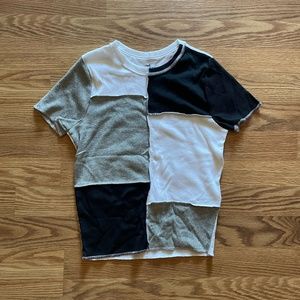Hollister Patchwork Baby Tee Size M
